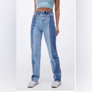 Pacsun Two-Tone '90s Boyfriend Jeans Size 23